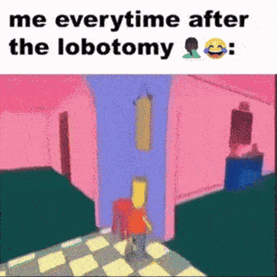 Bart Simpson Walking Down Hallway Me Everytime After The Lobotomy GIF