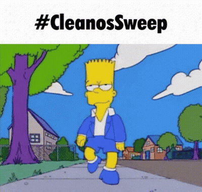 Bart Simpson Walking GIF