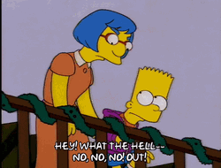Bart Simpson You Need To Leave Out Now GIF