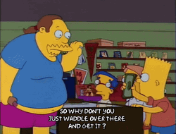 Bart Simpsons Just Waddle Book Guy