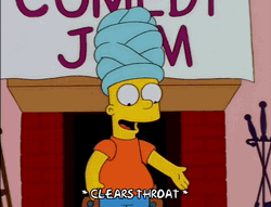 Bart Simpsons With Head Dress Ahem GIF