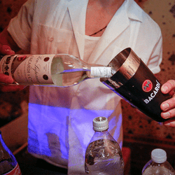 Bartender Mixing Bacardi Drinks GIF