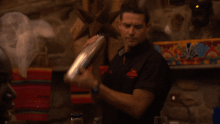 Bartender Shaking Bottle Bars GIF