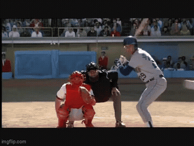 Baseball Batter Wearing Number 89 GIF