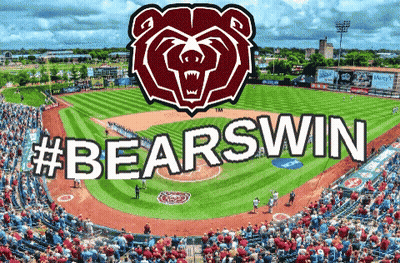 Baseball Field With #Bearswin GIF