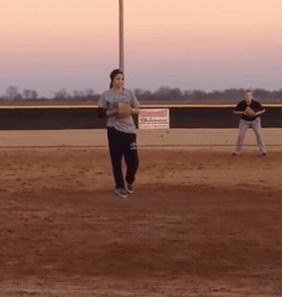 Baseball Field With SD Sign GIF