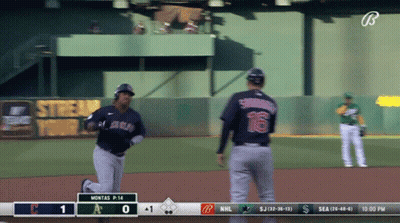 Baseball Game Angels Vs Seahawks 1-0 GIF