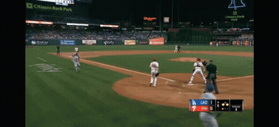 Baseball Game At Citizens Bank Park Sign GIF