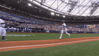 Baseball Game At Fox Stadium GIF