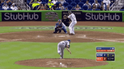 Baseball Game At Marlins Park GIF