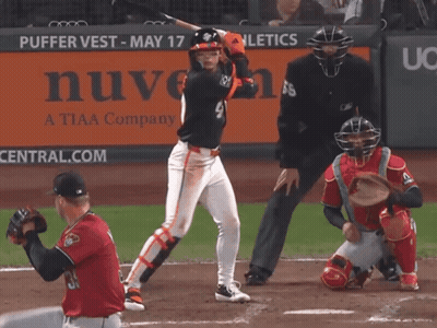 Baseball Game At Puffer Vest GIF