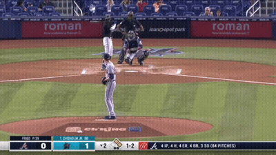 Baseball Game Atlanta Braves Vs New York Mets GIF