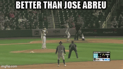Baseball Game Better Than Jose Abreu GIF