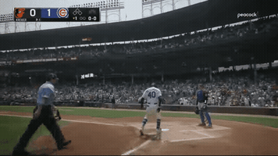 Baseball Game Between Cubs And Chicago White Sox GIF
