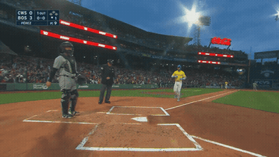 Baseball Game Between CWS And BOS GIF