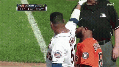 Baseball Game Between HOU And NYM GIF