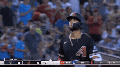 Baseball Game Between MLB And LAD GIF