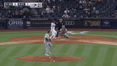 Baseball Game Between Oak And NY GIF