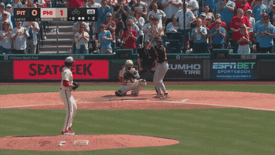 Baseball Game Between Pittsburgh And Phillies GIF