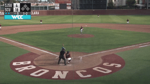 Baseball Game Between SJSU And SCU GIF