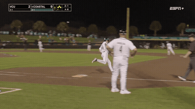 Baseball Game Between VCU And Coastal GIF