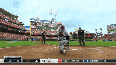 Baseball Game Braves Vs Padres GIF