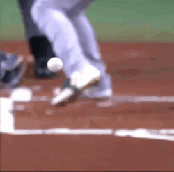 Baseball Game Butt Hit GIF