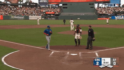 Baseball Game Chicago Cubs Vs San Francisco Giants GIF