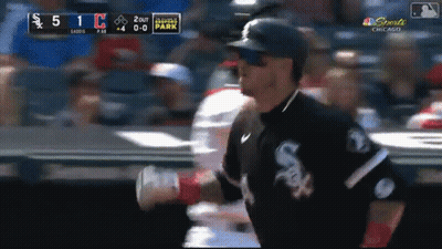 Baseball Game Chicago Score 5-1 GIF