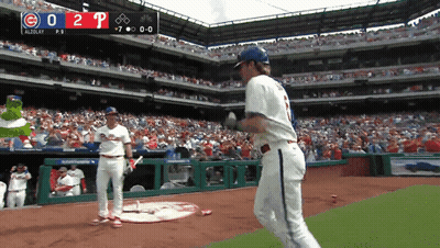 Baseball Game Cubs Vs Phillies GIF
