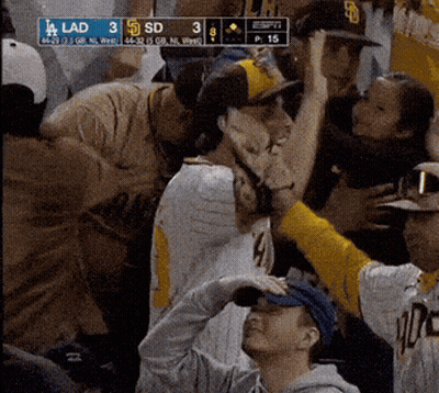 Baseball Game Dodgers Vs Padres GIF