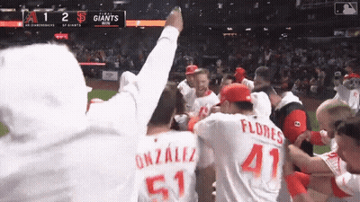 Baseball Game Giants Vs Angels GIF