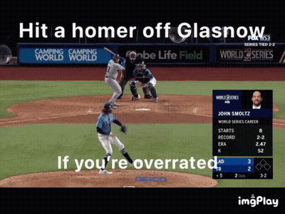 Baseball Game Hit Homer Off Glasnow GIF