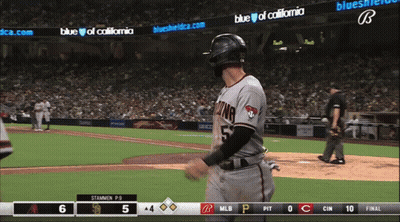 Baseball Game In Blue Shield Stadium GIF