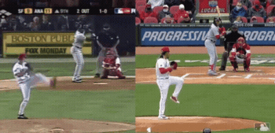Baseball Game In Front Of Boston Pub Advertisement GIF