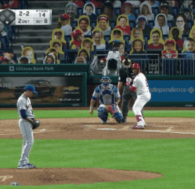 Baseball Game In Front Of Citizens Bank Park GIF