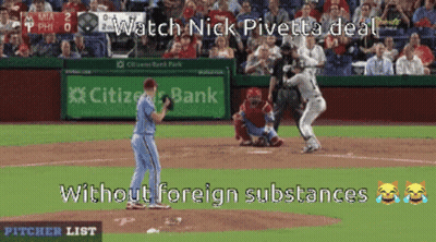 Baseball Game In Front Of Citizens Bank Park Banner GIF