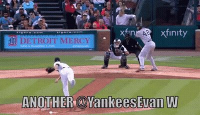 Baseball Game In Front Of Detroit Mercy Ad GIF