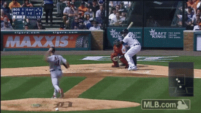Baseball Game In Front Of Maxxis Banner GIF