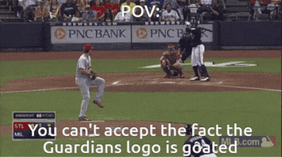 Baseball Game In Front Of PNC Bank Ad GIF