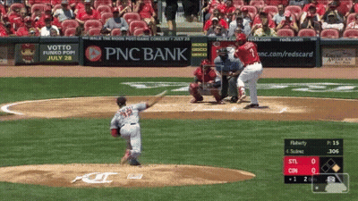 Baseball Game In Front Of PNC Bank Advertisement GIF
