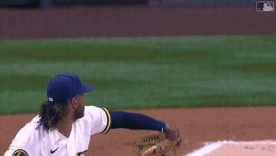 Baseball Game In Front Of Sausage Advertisement GIF