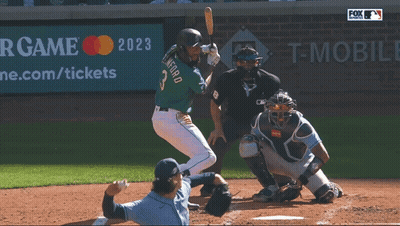 Baseball Game In Front Of T Mobile Ad GIF