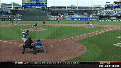 Baseball Game In Sprint Pepsi Stadium GIF