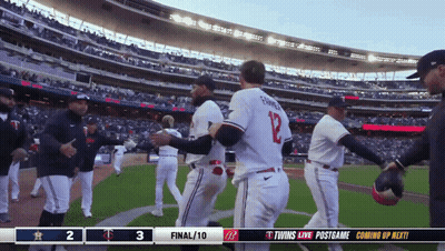 Baseball Game In Stadium Score 2 To 3 GIF