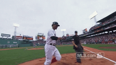 Baseball Game In Stadium GIF
