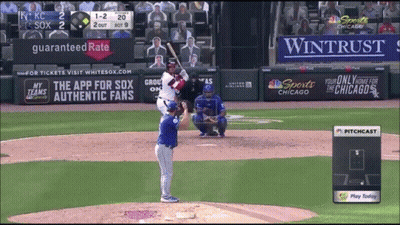 Baseball Game In Walmart-Sponsored Stadium GIF