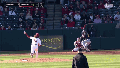 Baseball Game Murray St Vs Arkansas 3-2 GIF
