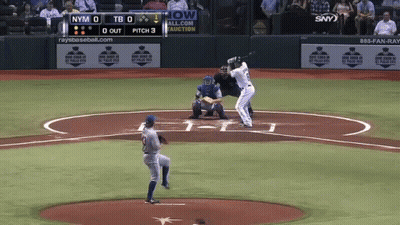 Baseball Game NYM Vs TB GIF