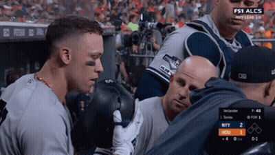 Baseball Game NYY Lead 10 GIF